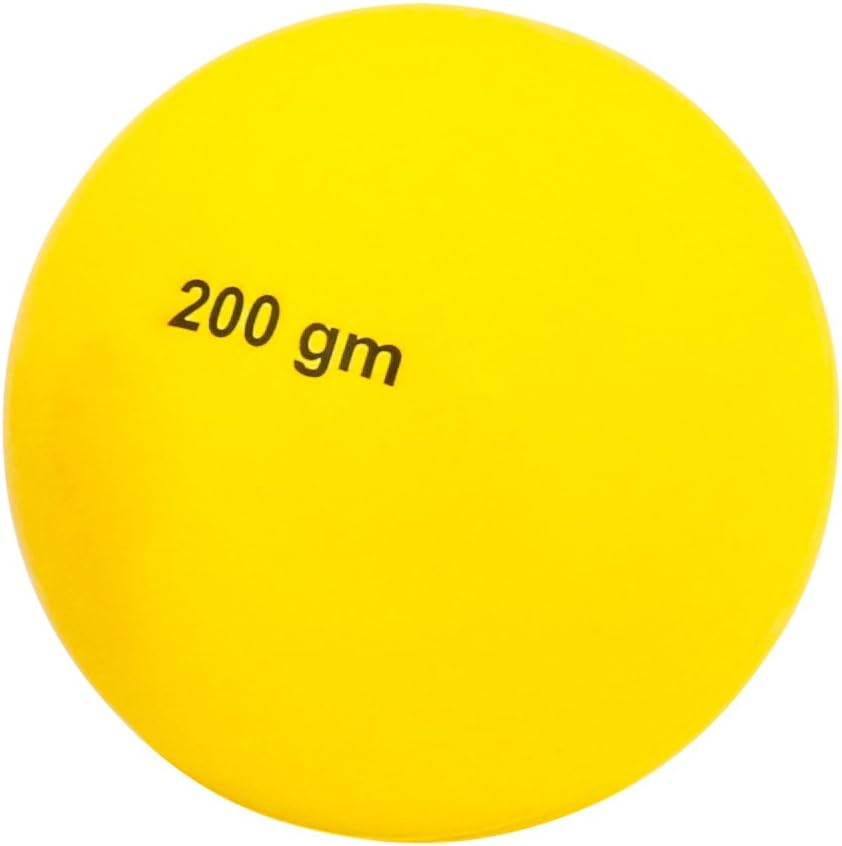Vinex Schlagball – Pelota para el Lanzamiento de Pelota – para Las competiciones y el Entrenamiento – Materia plástica – 80 Gramos – 200 Gramos