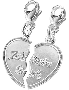 CLEVER SCHMUCK Silberne Charm An