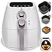 Produktbild Kesser® Friteuse Fritteuse  Heißluftfritteuse  inklusive Brotbackkorb  Ofen  Backofen  Heißluft Grill | Fettfrei | verschiedene Farben , Modell:Weiß / Silber