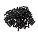 Produktbild 50pcs 6mm Nylon Auto Stoßstange Befestigung Kotflügel Clip Loch Schwarz Kunststoff Push-in-Typ Nieten Verschluss Stiftklammern Atv