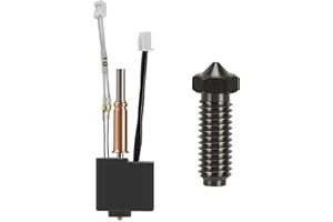 UNIXYZ Kit Hot End per Anycubic Kobra 3 Combo Hotend Kit di montaggio testina di stampa con ugello Heatbreak, termistore, barra riscaldante blocco Hotend, ricambio Kobra3, accessori per stampanti 3D (senza