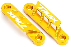 Modeer pour Yamaha Tmax 560 Tech Max 2020-2023 Tmax 530 SX DX 2017-2020 Moto CNC Paire Garde-boue avant Plaque d'axe Slider décoratif tmax530 tmax560 techmax Accessoires (or)