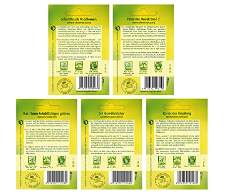 Kräutersamen Sortiment – 10 Sorten - 6
