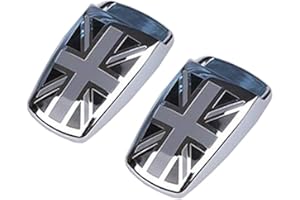 LEXIANG 1pair UK Design Style Car Window Wiper Washer Spray Nozzle Covers For MINI Cooper R55 R56 R57 R58 R59 F56 F55