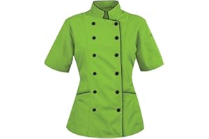 Chef Apparel Short Sleeves Women's Ladies Chef's Coat Jackets