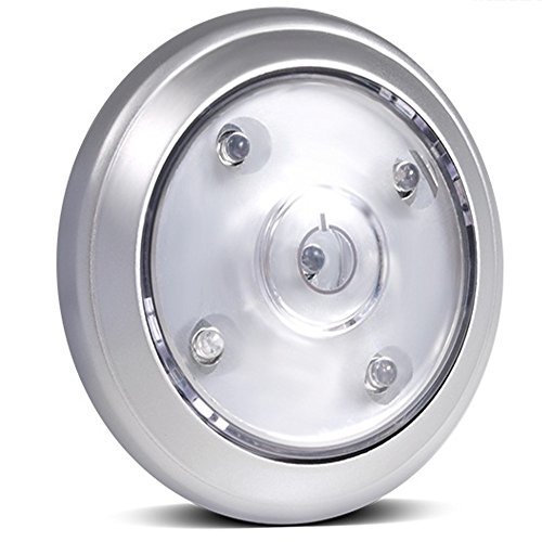 Maclean MCE28 Stick and Click Self Adhesive Super Bright LED Light Tilt Rotate 2 Light Modes by Maclean Energy