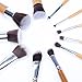 Zotop 11pcs Professional Multifunctional Cosmetic Makeup Tool Finishing Brushes Kit