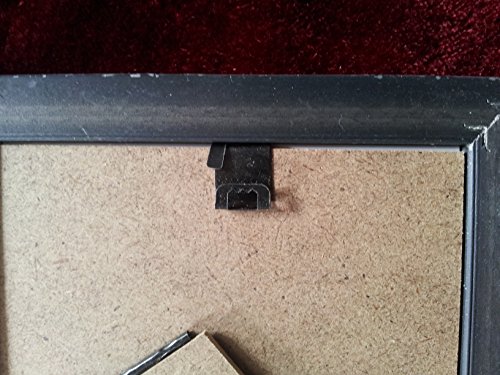 BILDERRAHMEN Fotorahmen ANTIK Silber Schwarz m Glasscheibe 13×18 zum hängen oder stellen - 4