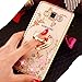 Price comparison product image WEIFA LeEco Le Max2 Finger Ring Rotary Stand Case, Bling Diamonds Flying Butterfly Style Clear Blossoms Cover, Newest Soft Shiny Bumper Very Thin Slim Case For LeEco Le Max 2 Gold