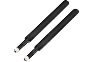 WODGREAT 10dBi 4G LTE Antenna SMA Male Omnidirectional Antenna (2-Packs) 19cm Router Network Antenna Compatible with 4G LTE Mobile Router, Wireless Modem, Wireless Home Phone System, IP Camera