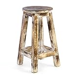 hocker shabby chic weiß Der Schemel wurde in Handarbeit aus Albacia Holz gefertigt und geflämmt, somit ist jeder Hocker in seiner Farbgebung und Maserung ein Unikat. Daher können sich Farben und Abmessungen leicht unterscheiden.