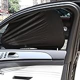 MYTK 6 in 1 faltbarer und reflektierender Sonnenschutz für die Autoscheiben mit Saugnäpfen (Silber) - 5