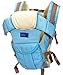 BabyGo Soft Adjustable 4-in-1 Baby Carrier with Comfortable Head Support and Buckle Straps (Universal Size, Sky Blue) RS.460.00