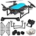 Produktbild Kuuqa 6 Pack Protection Accessories Kits for Dji Spark, Including Lens Hood Sunshade, Landing Gear Extender, Gimbal Camera Guard Protector, Silica Gel Motor Guard Protective Cover, Finger Guard Board Hand Dam-board, Remote Controller Stick Thumb protector (Dji Spark Not Included)
