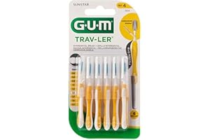 GUM Trav-Ler Interdentalbürste 1,3 mm Gelb, 6 pzas Cepillos interdentales