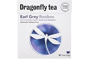 Dragonfly Teas | Organic Rooibos Earl Grey | 1 x 40 bags