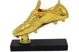 Yiwoop 18k Golden Boot Trofé Award Skor Replika The Best Player Trofé Cup Fans Souvenir Samlarobjekt