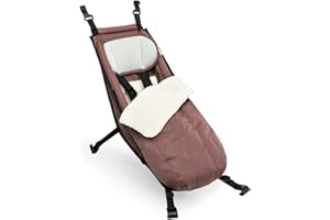 Croozer, Croozer Babysitz Winter-Set Blossom Red, Nanna Bag Kit For Trailer, Yellow, Unisex-Adult