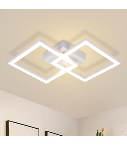 Luce plafondlamp - Verlichting - Plafonnière - Moderne lamp - Zwart - Vierkant - 24 x