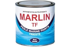 MARLIN YACHT PAINTS Marlin TF antivegetativa autolevigante (2,5 litri, blu mare)