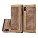 Produktbild HHT Wasserdichter Kuh-Leinwand-Handy-Fall-Abdeckungs-Fall für iPhone X/Apple 10 (Farbe : Brown)
