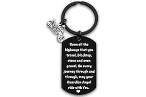 NIMTEVE Motorbike Gifts for Women Men Motorcycle Keyring Biker Key ring Gift Ride Safe Gifts For Valentines Christmas Birthday Biker Gifts For Dad Husband Boyfriend