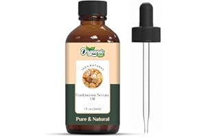 Organic Zing Frankincense Serrata (Boswellia serrata) Oil | Pure & Natural Essential Oil for Skincare, Aroma and Diffusers- 30ml/1.01fl oz