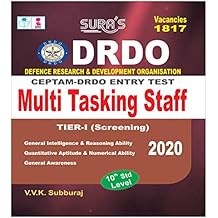 DRDO CEPTAM Entry Test Multi Tasking Staff Tier - I Screening Exam Book in English