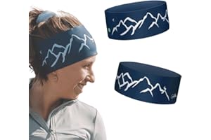 ‎GIPFELGAUDI Bergwelten Outdoor Stirnband: Atmungsaktiv & rutschfest | Ideal für Sport, Outdoor & Abenteuer