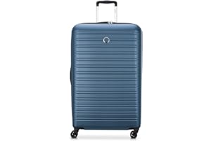 DELSEY PARIS - Segur 2.0 - Valise Grande Taille Rigide - 79x50x34 cm - 109 Litres - XL - Bleu