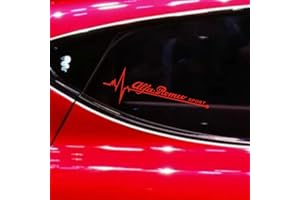 HENGYUESHANG Pegatina para ventana lateral de coche, para Alfa Romeo Giulia Giulietta 159 156 MITO Stelvio 147 GT, fascinante PVC Auto adhesivo accesorios