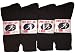 Produktbild 12 Paar Herren-Sportsocken, Cotton Schwarz, Baumwollsocken, UK 6-11, EU-Größe 39-45