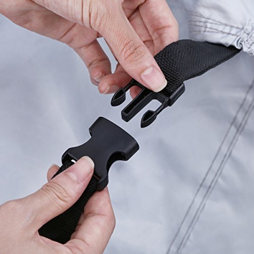 Toptrek Fahrradabdeckung Wasserdicht 210D Oxford-Gewebe Fahrradgarage 200 x 110 x 70 CM Kompatibel mit Allen Modellen von Fahrrad - 5