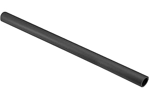 TOP-VIGOR Pipe Insulation Foam Tube, 22mm ID Foam Grip Tubing, 5mm Thick Lagging Pipe, 0.5M Length Cladding Foam Tube Hose Non-Slip for Fitness Tools Handle Support, Pipe Insulation, Black