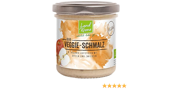 Landkrone Bio Pflanzliches Schmalz 125 G Amazon De Lebensmittel Getranke