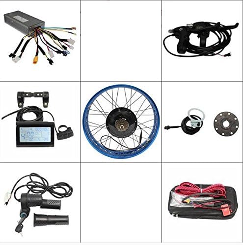 Free Shipping New Style Ebike Kit 36V 48V 500W Fat Tire Rear Wheel Ebike Conversion Kit 9MOSFET 25A Controller 26“ With LCD3 Display+ PAS