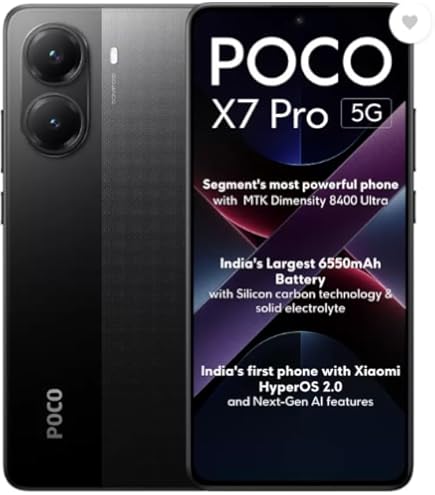 POCO X7 Pro 5G ブラック 256ギガ POCO X7 Pro 5G (Obsidian Black, 256 GB) (8 GB RAM) : Amazon