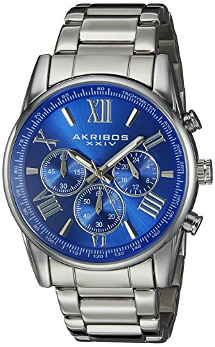 Akribos XXIV Herren-Armbanduhr AK865SSBU Analog Quarz Akribos XXIV Herren-Armbanduhr AK865SSBU Analog Quarz