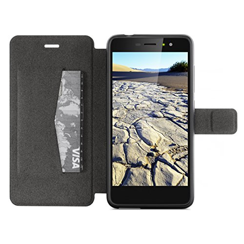 Gigaset Smartphone Book Case - SchutzhÃ¼lle - anti-scratch - Handy Schutz - Full Body Beidseitiger 360Â°Schutz - Rundum-Schutz ZubehÃ¶r - fÃ¼r GS170 - Black