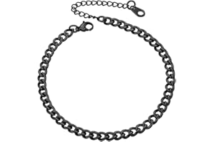 PROSTEEL Cavigliera Creativa Manette a Catena Regolabile Set Impilabili Estetica Tricolore Cavigliera Donna Minimalismo Vacanze al Mare