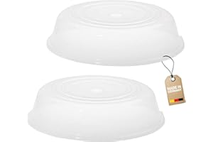 Westmark Copripiatti per Microonde, 2 Pezzi, Diametro: 25 cm, Plastica, Trasparente, 224522E3