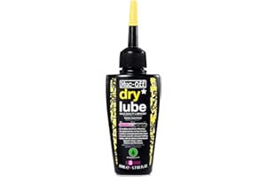Muc-Off Dry Chain Lube, 50 ml - Lubrificante Catena Bici Biodegradabile, Olio Catena Bici di Tutti i Tipi - Formulato per i Climi Asciutti