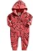[Free Shipping]Vaenait Baby 0-24 Months Infant Winter Fleece Jumpsuit Rompers Twinkle Coral L