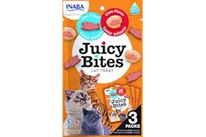CT-TRONICS Churu Gato Juicy Bites 6x3x11 Gr (Total 198 Gr) (Pescado Y Almeja)