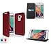 Produktbild hTC One X10 Tasche Leder Style Rouge Cardinal Collection Crocodile Hülle Cover mit STAND - Zubehor Etui smartphone hTC One X10 Flip Case Schutzhülle (Handy tasche folio PU Leder) - Brand Case Industry accessoires