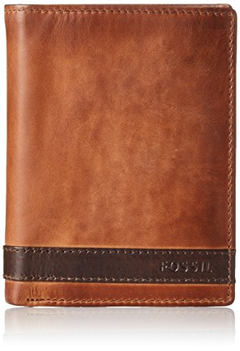 Preisvergleich Produktbild Fossil Herren Quinn Geldbörse, Braun (Brown), 2.5x12.7x10.199999999999999 cm
