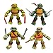 Produktbild Teenage Mutant Ninja Turtles | 4 Kreative Puppen | Kuchen Zubehör Geschenke | Formen Bewegen Und Bewegen | 12 Cm,OneColor-12cm