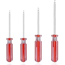 Tournevis Magnétique Triangle 3.0mm - Arbre 4 Pouces Acier S2 Plaqué Titane - Neuf Uxcell