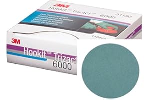 M3 Disco ABRASIVO TRIZACT per VERNICIATURA P6000 150mm LUCIDATRICE in Ceramica Alumina su Schiuma, Compatibile con Smerigliatrice Angolare e Macchina per Levigatura