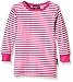 Maxomorra Unisex Baby BASI-M131 Top LS Striped Striped T-Shirt, Pink, 3-6 Months (Manufacturer Size:62/68)